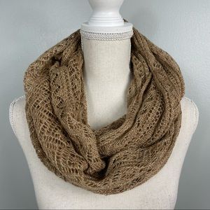 Charlie Page || Gold Flecked Infinity Scarf